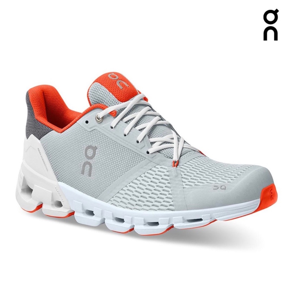 Mens On Running Cloudflyer | size 10 | gray/orange